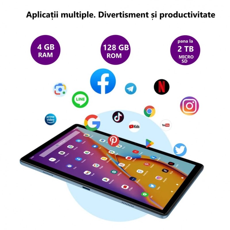 Tableta INOVA® TAB11, Octa-Core, 10.1