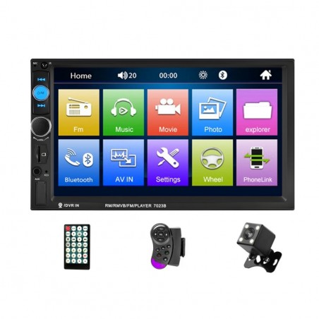 MP5 Player Auto 2DIN INOVA® - Ecran 7 Inch, Cameră Marșarier | Inovastore.ro