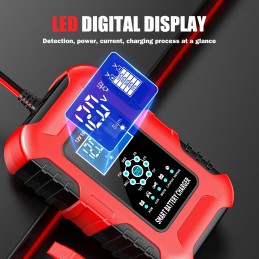 Redresor/Starter Auto Portabil INOVA – 24V/10A, 12V/5A, Multifuncțional, Afișaj LED