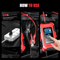 Redresor/Starter Auto Portabil INOVA – 24V/10A, 12V/5A, Multifuncțional, Afișaj LED