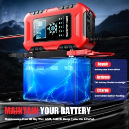 Redresor/Starter Auto Portabil INOVA – 24V/10A, 12V/5A, Multifuncțional, Afișaj LED