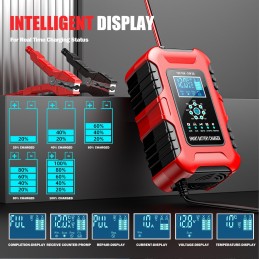 Redresor/Starter Auto Portabil INOVA – 24V/10A, 12V/5A, Multifuncțional, Afișaj LED