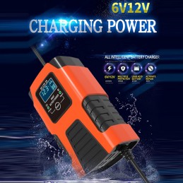 Redresor Auto Portabil INOVA – 12V/6V, 2A, Afișaj LED, Protecție