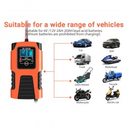 Redresor Auto Portabil INOVA – 12V/6V, 2A, Afișaj LED, Protecție