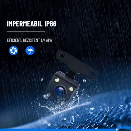 Cameră Auto Triplă DVR INOVA – Full HD, Wi-Fi, Night Vision, G-Sensor
